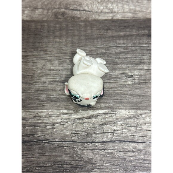 littlest pet shop black white hamster figure rare - Picture 7 of 8